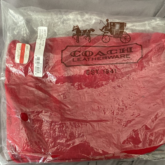 NWT~ Coach special edition blue sequin clutch with wristlet - Picture 8 of 8